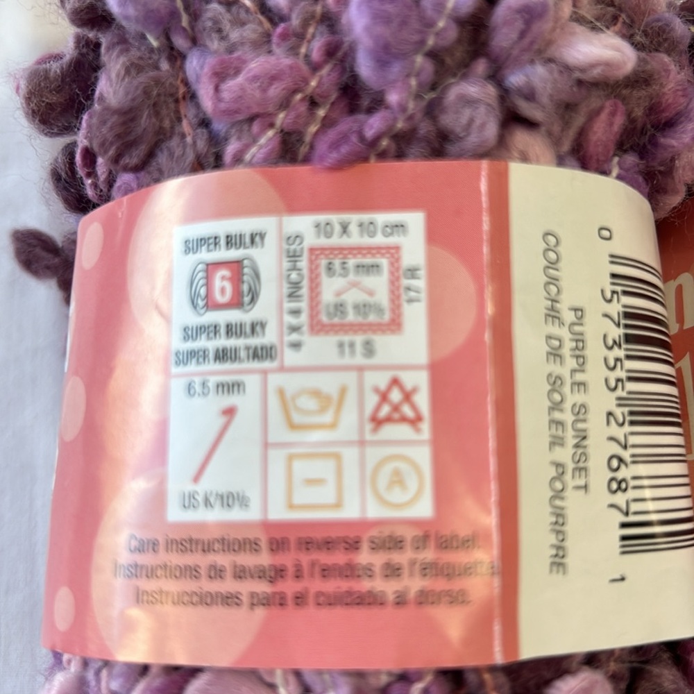 Patons Pooch Fancy Yarn 2 Skeins - Picture 6 of 7